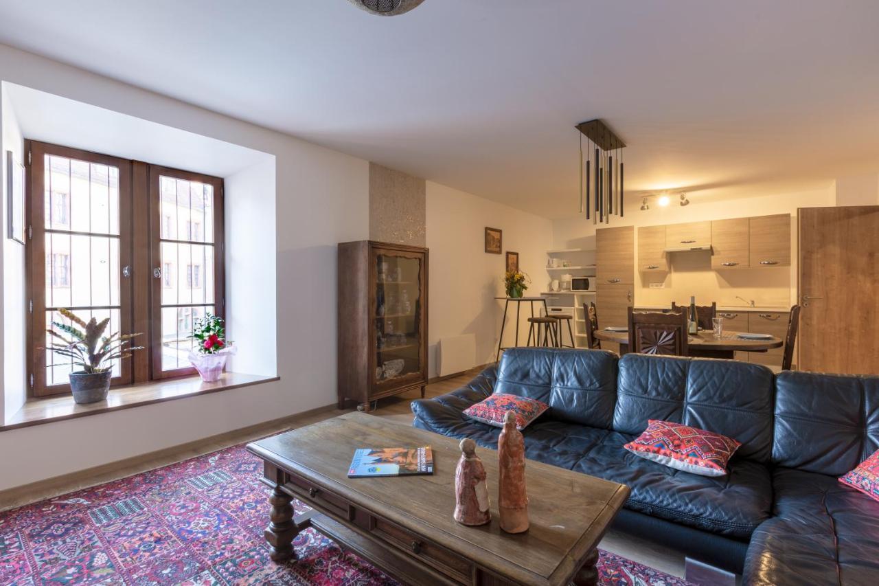 Le Rhenanus Jacques Taurellus - Appartement Duplex Au Calme - Centre Ville - Parking Gratuit 塞莱斯塔 外观 照片